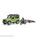 Bruder Land Rover Station Wagon with Trailer Scrambler Cafe Racer & Driver Vehicles Toys B078WGR68G